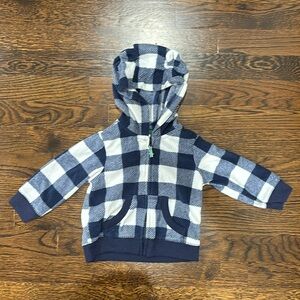 Carter’s Baby Boy Zip-up Hoodie, 9 months